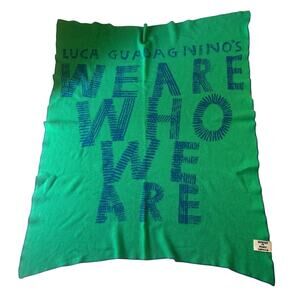 Rare Promo WRWWR  Guadagnino Crew Gift Cashmere Throw Blanket Italy SMT 62 x 65